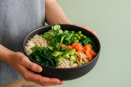 Mediterrane Ernährung gegen Bauchfett